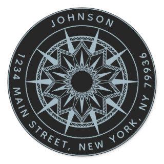Create Your Own Round Return Address Classic Round Sticker