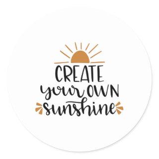 Create your own Sunshine Classic Round Sticker