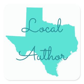 Create Your Own Texas Local Author Square Sticker