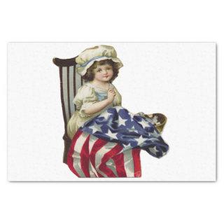 Creating the Flag Tissue Paper