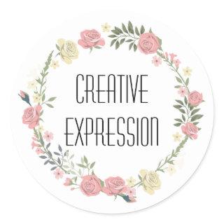 Creative Expression Speech Sticker