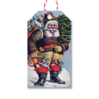 Creepy Santa Gift Tags