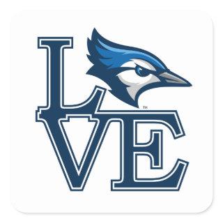 Creighton University Love Square Sticker