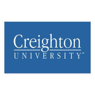 Creighton University Mark Rectangular Sticker