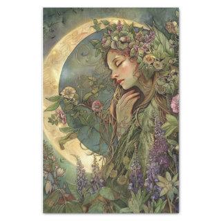 Crescent Moon Ostara  Tissue Paper