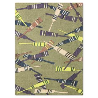 Cricket Bat Pattern Gift Wrapping Tissue Paper