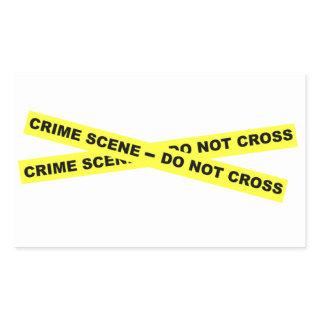 Crime Scene - Do Not Cross Rectangular Sticker
