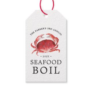 Crimson Crab | Crab Boil Event Gift Tags