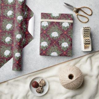Crimson Lotus Elegance Pattern - The White Lotus