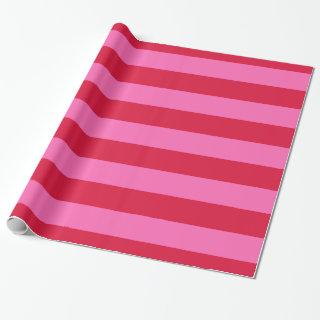 Crimson Red, Hot Pink #2 XL Preppy Stripe 1X