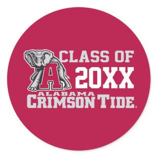 Crimson Tide Class Year w/ Big Al Classic Round Sticker