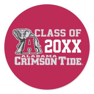 Crimson Tide Class Year w/ Big Al Classic Round Sticker