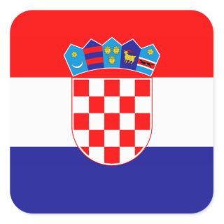 Croatia – Croatian National Flag Square Sticker