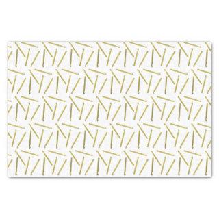 Crochet Hooks Crafts Faux Gold Foil Texture Tissue Paper
