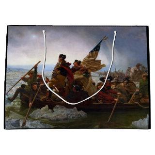Crossing the Delaware River, George Washington Large Gift Bag
