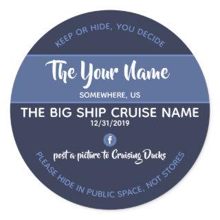 Cruising Ducks Personalized Stickers