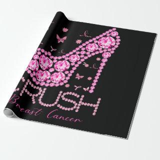 Crush Breast Cancer Awareness Bling Pink Ribbon