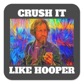 Crush It Like Hooper Cup Matt Hooper Jaws Sticker