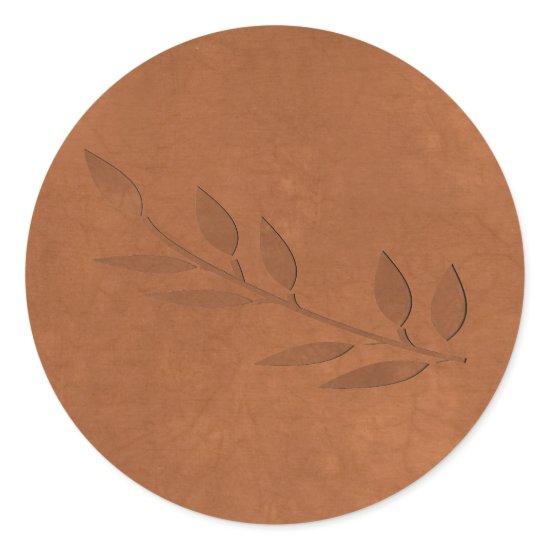 Crushed Copper Sticker