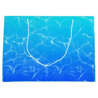 Crystal clear reflecting water large gift bag