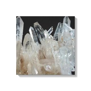 Crystal Energy Quartz Cluster Canvas Print