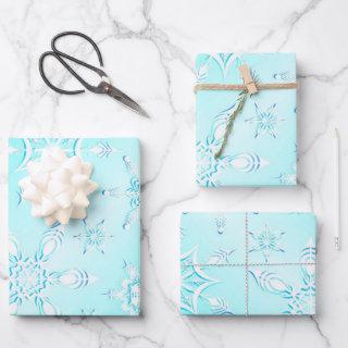 Crystal Snowflakes Pattern  Sheets