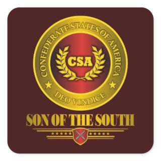 CSA -Son of the South Square Sticker