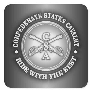 CSC -Ride With The Best Square Sticker