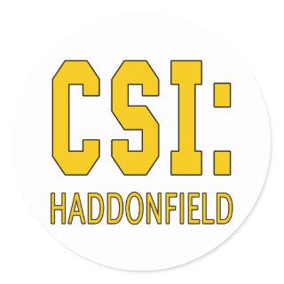 CSI: Haddonfield IL Products Classic Round Sticker