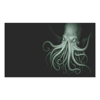 cthulhu rectangular sticker
