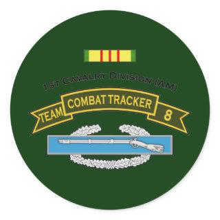 CTT-8 - 1st Cavalry Classic Round Sticker