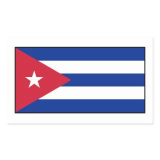 Cuba – Cuban Flag Rectangular Sticker