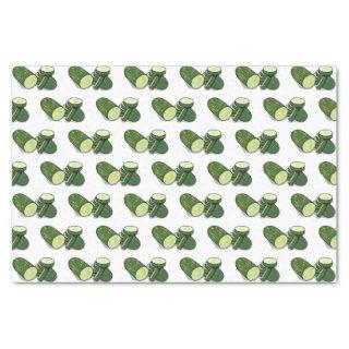 Cucumber cartoon illustration  tissue paper