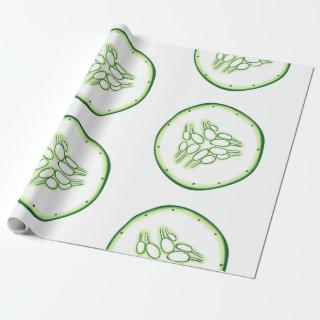 Cucumber slices pattern