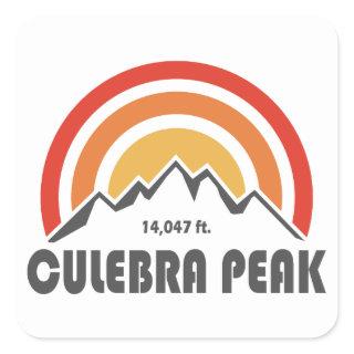 Culebra Peak Square Sticker