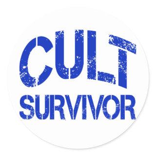 Cult Survivor Classic Round Sticker
