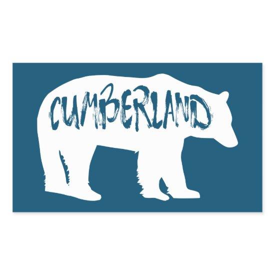 Cumberland Maryland Bear Rectangular Sticker