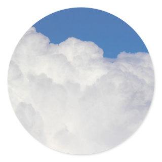 Cumulus Cloud II Classic Round Sticker