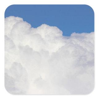 Cumulus Cloud II Square Sticker