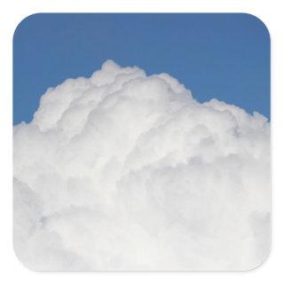 Cumulus Cloud Square Sticker