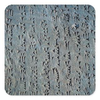 Cuneiform script square sticker