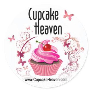 Cupcake Packaging Sticker "Cupcake Heaven"