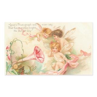 Cupid Angel I Rectangle Sticker