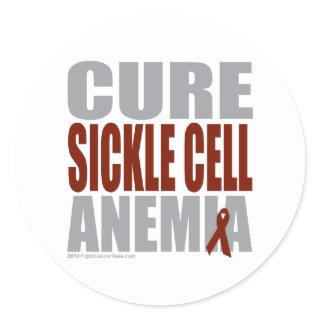 Cure Sickle Cell Anemia Classic Round Sticker