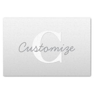 Cursive Name or other Text w/Monogram | Gradient  Tissue Paper
