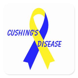 Cushing's Disease Awareness Ribbon by Janz Square Sticker