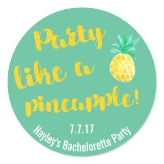 Custom Bachelorette or Bridal Shower Stickers
