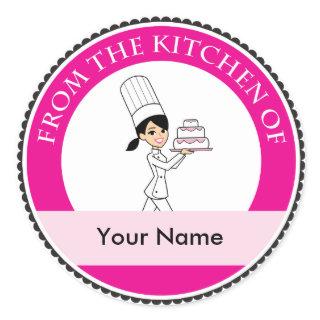 Custom Baking Label with Illustration