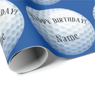 Custom Baller Golf Name Happy Birthday