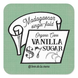 Custom Banner Vanilla Sugar Culinary Catering  Square Sticker